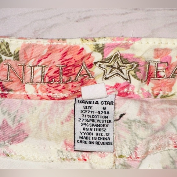 Floral Print Pants Vanilla Star Size 6 
Spring Summer Church Office Lightweight - Picture 6 of 7